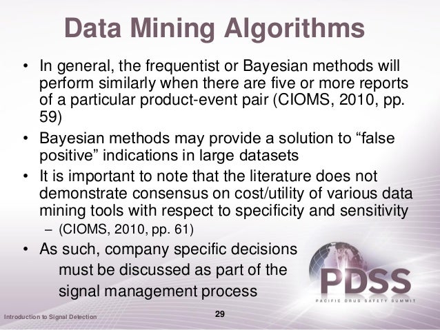 Introduction to Pharmacovigilance Signal Detection