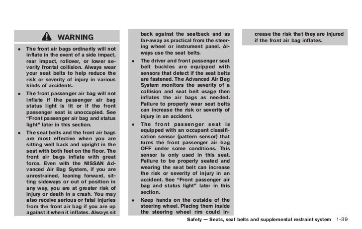 2011 Rogue Owner S Manual