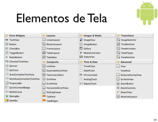 Elementos de Tela




                    25
 