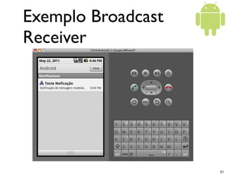 Exemplo Broadcast
Receiver




                    31
 