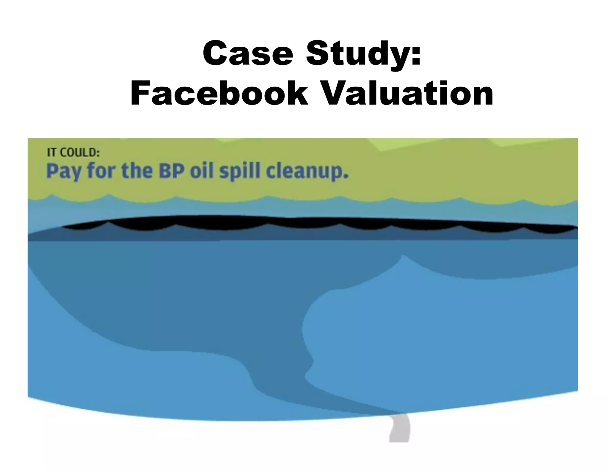 Case Study:
Facebook Valuation
 