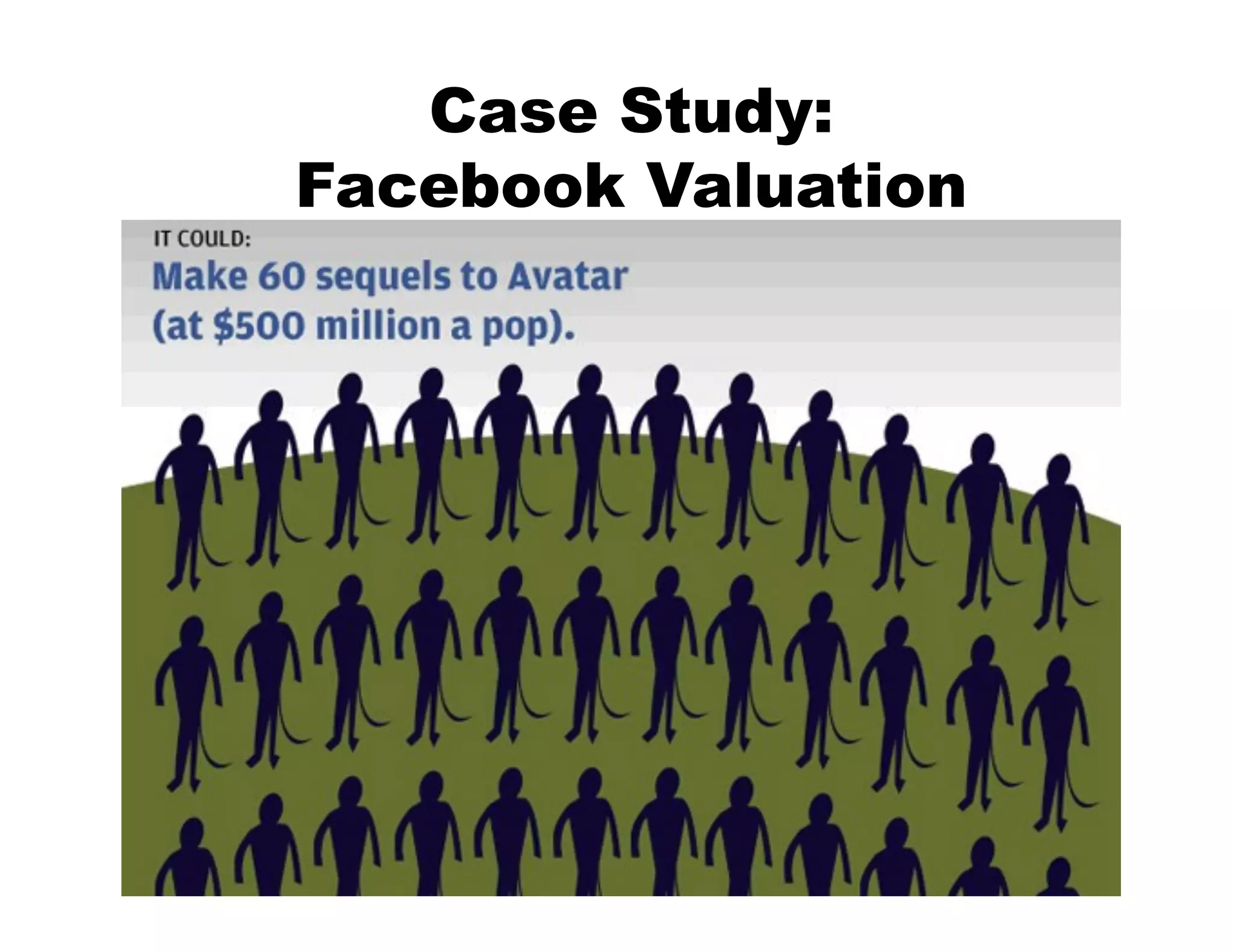 Case Study:
Facebook Valuation
 