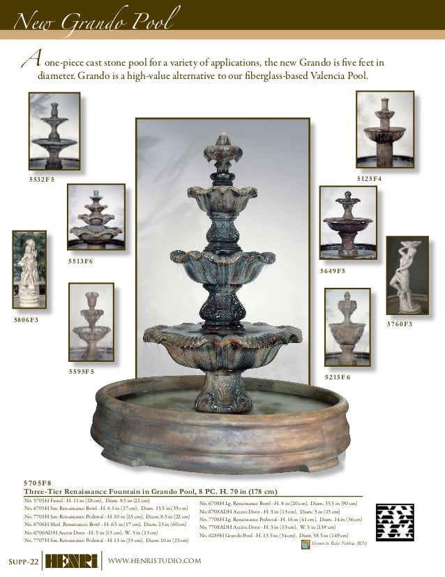 Henri Studio Fountains 2011 Catalog