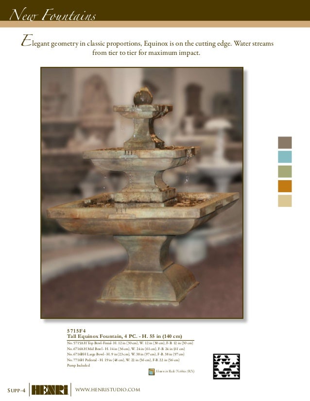Henri Studio Fountains 2011 Catalog