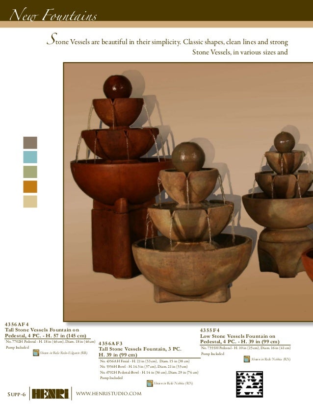 Henri Studio Fountains 2011 Catalog