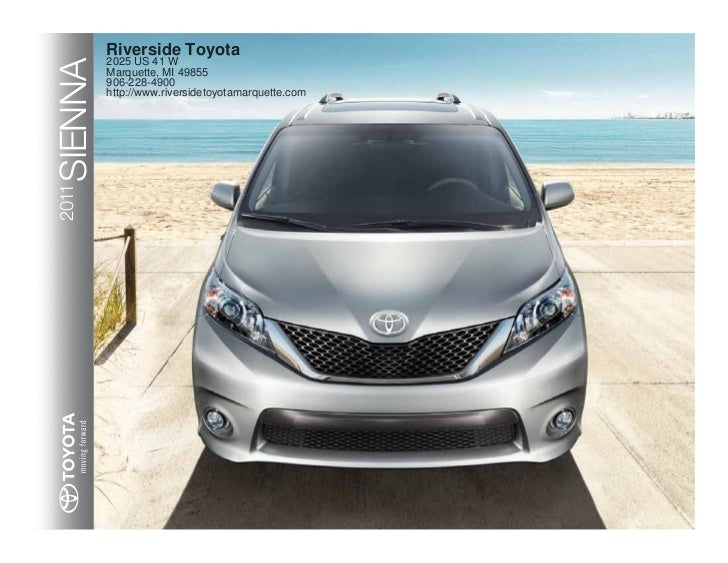 2011 Toyota Sienna For Sale In Marquette MI Riverside Toyota