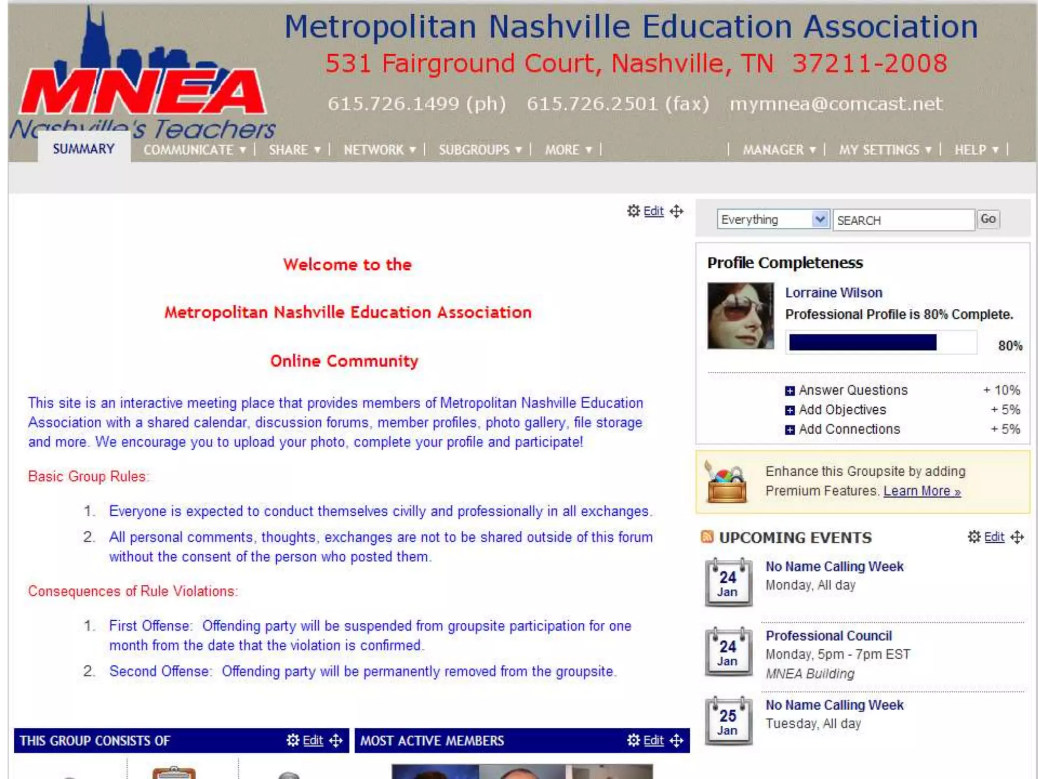• Metropolitan Nashville Education Association
 