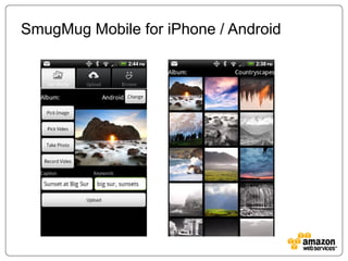 SmugMug Mobile for iPhone / Android
 