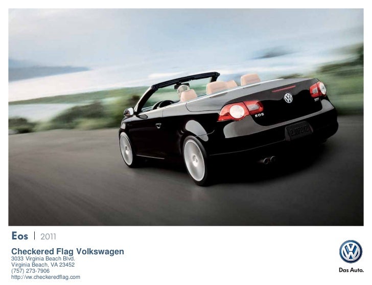 Checkered Flag Vw >> 2011 Volkswagen Eos For Sale In Virginia Beach Va Checkered Flag Vo Checkered Flag Vw >> 2011 Volkswagen Eos For Sale In Virginia Beach Va Checkered Flag Vo