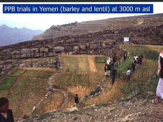 Participatory Plant Breeding, Biodiversity, Genetic Resources, Gender and Climate Changes