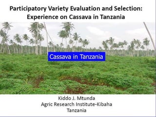 Participatory Plant Breeding, Biodiversity, Genetic Resources, Gender and Climate Changes