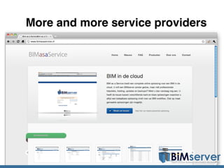 More and more service providers
 