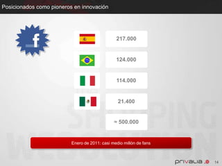 8Lo cualtiene un impactocomercialimportante«New media usersfollow and average of fivebrands online»—UK SearchEngine Marketing Agency, 9 nov. 2010ForresterResearch: Source: forresterhttp://mashable.com/2010/12/13/internet-tv-forrester/Se abrengrandesoportunidadesparalasmarcas