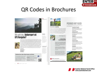 QR Codes in Brochures 