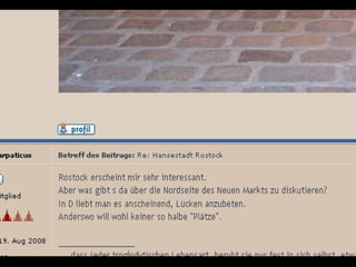 Dr. Matthias Lerm, Stadtarchitekt
Dezernat Stadtentwicklung · Fachbereich Stadtentwicklung und Stadtplanung
Jena, 11. September 2010
 