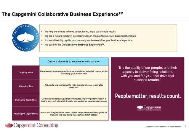Overview Of Financial Servics Capgemini Consulting PPT