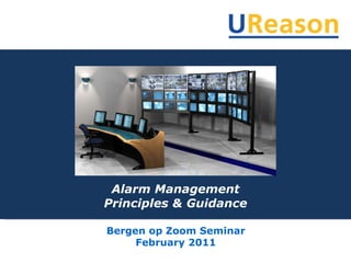 Alarm Management Principles & Guidance 