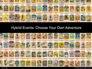 Hybrid Events: Choose Your Own Adventure




Erica St. Angel                                       Event Camp National Chicago 2.13.2011
 