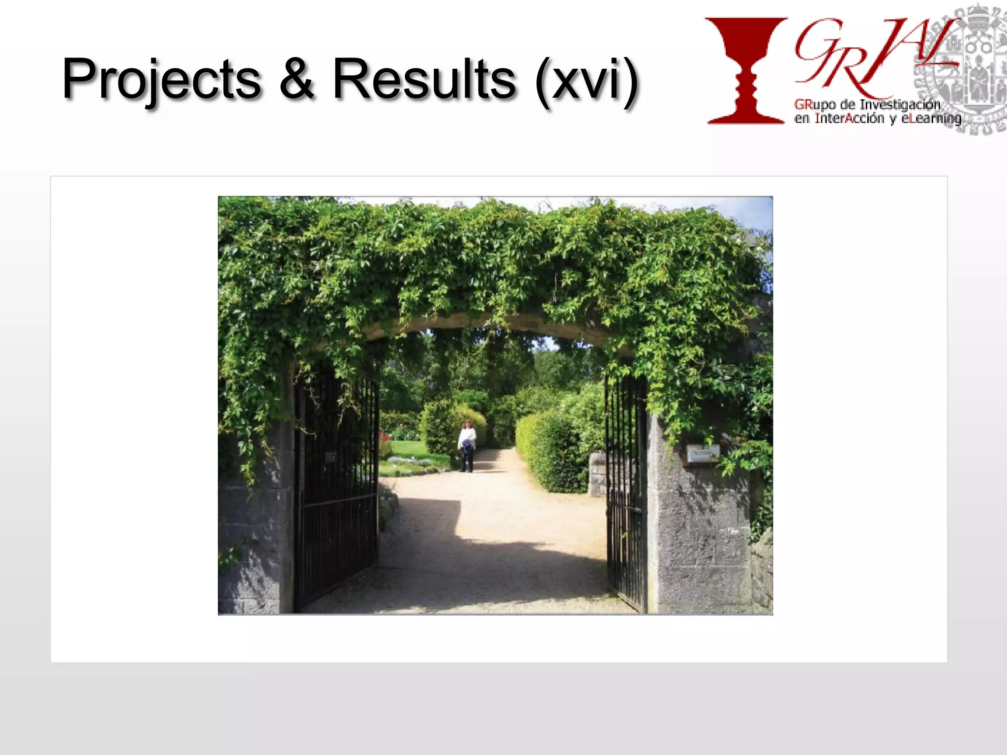 Projects & Results (xvi)




        Open the Walled Garden
 