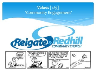 Values [4/9]  ‘Community Engagement’ 
