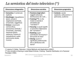 Giornalismo e ipertelevisione. Il caso italiano (1a Lezione)