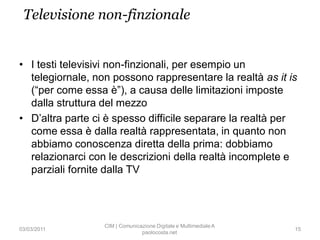 Giornalismo e ipertelevisione. Il caso italiano (6a lezione)
