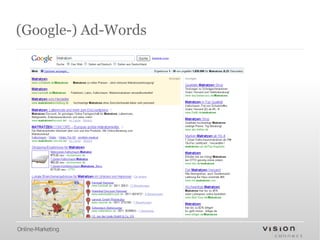 (Google-) Ad-Words




Online-Marketing
 