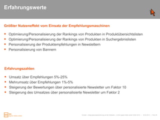 Wirkungsfelder in der Conversion-Pyramide25.03.2010Kunden- / Zielgruppensegmentierung auf der Webseite|   Folie 13Zahlt ein auf:Anzahl angelegter Warenkörbe