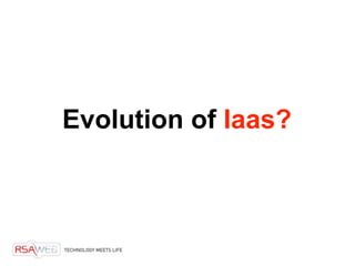 Evolution of Iaas?
 