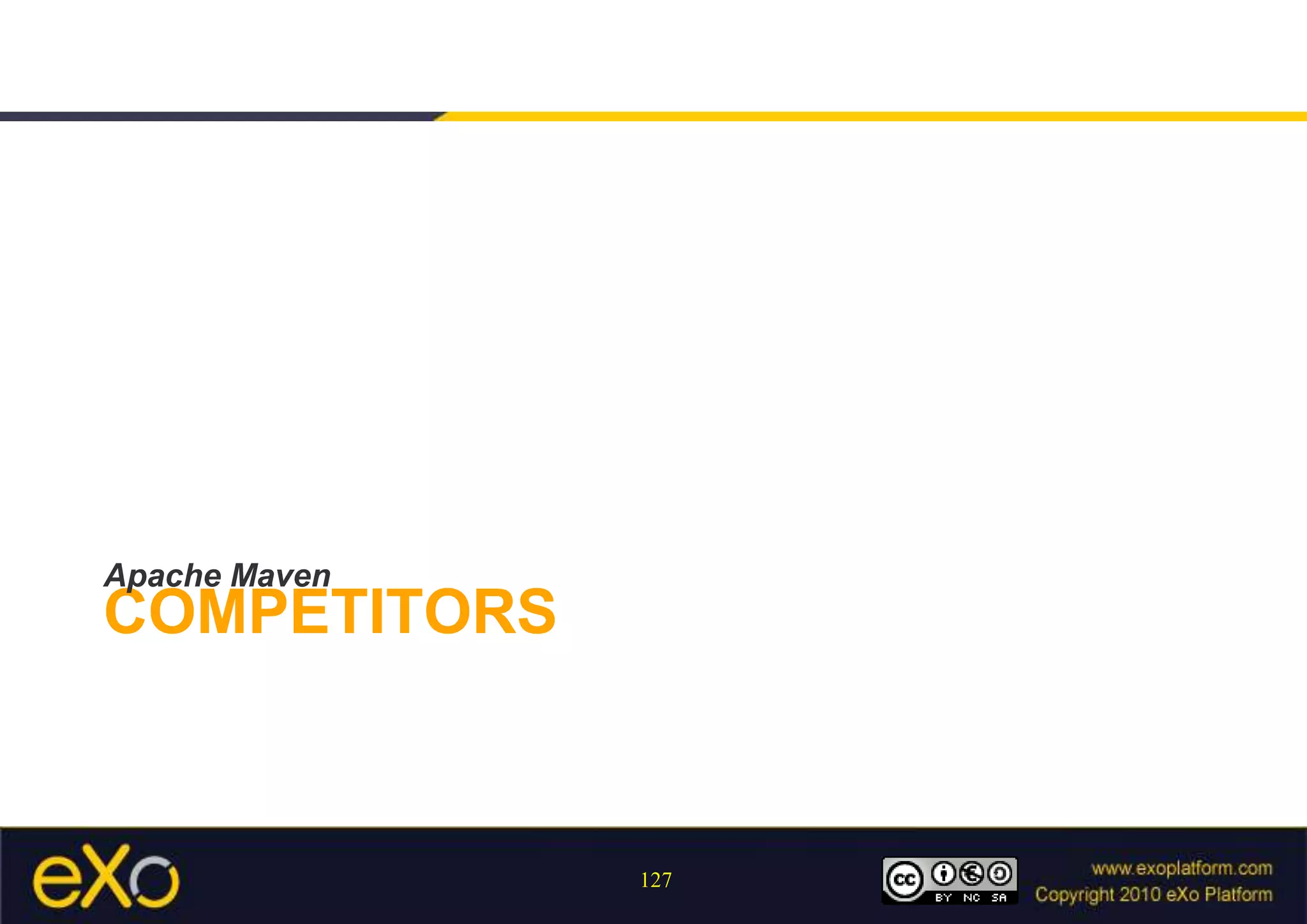 Apache Maven 3.xDo not be afraid !!!!!Full compatibility with maven 2.x projectsOr at least at 99,99999%3.0 : October 20103.0.1 : November 20103.0.2 : January 20113.0.3 : March 2011~ every 6 weeks