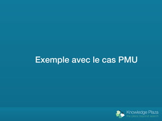 Exemple avec le cas PMU
 