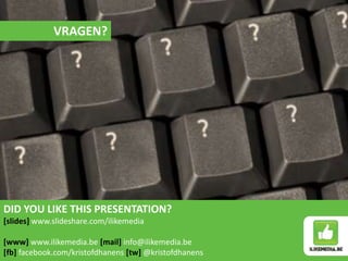  Voor profielen en pagina’s