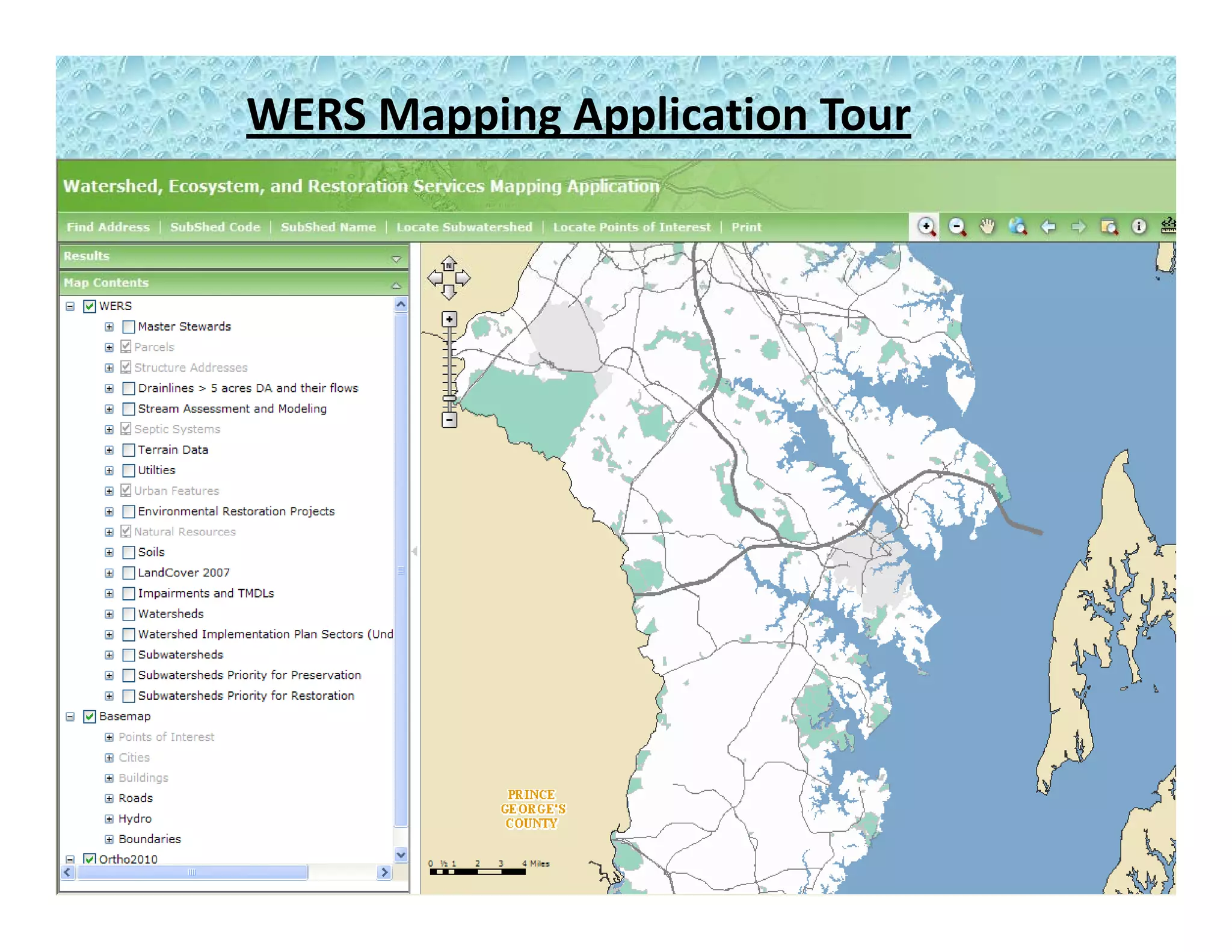 WERS Mapping Application Tour
 