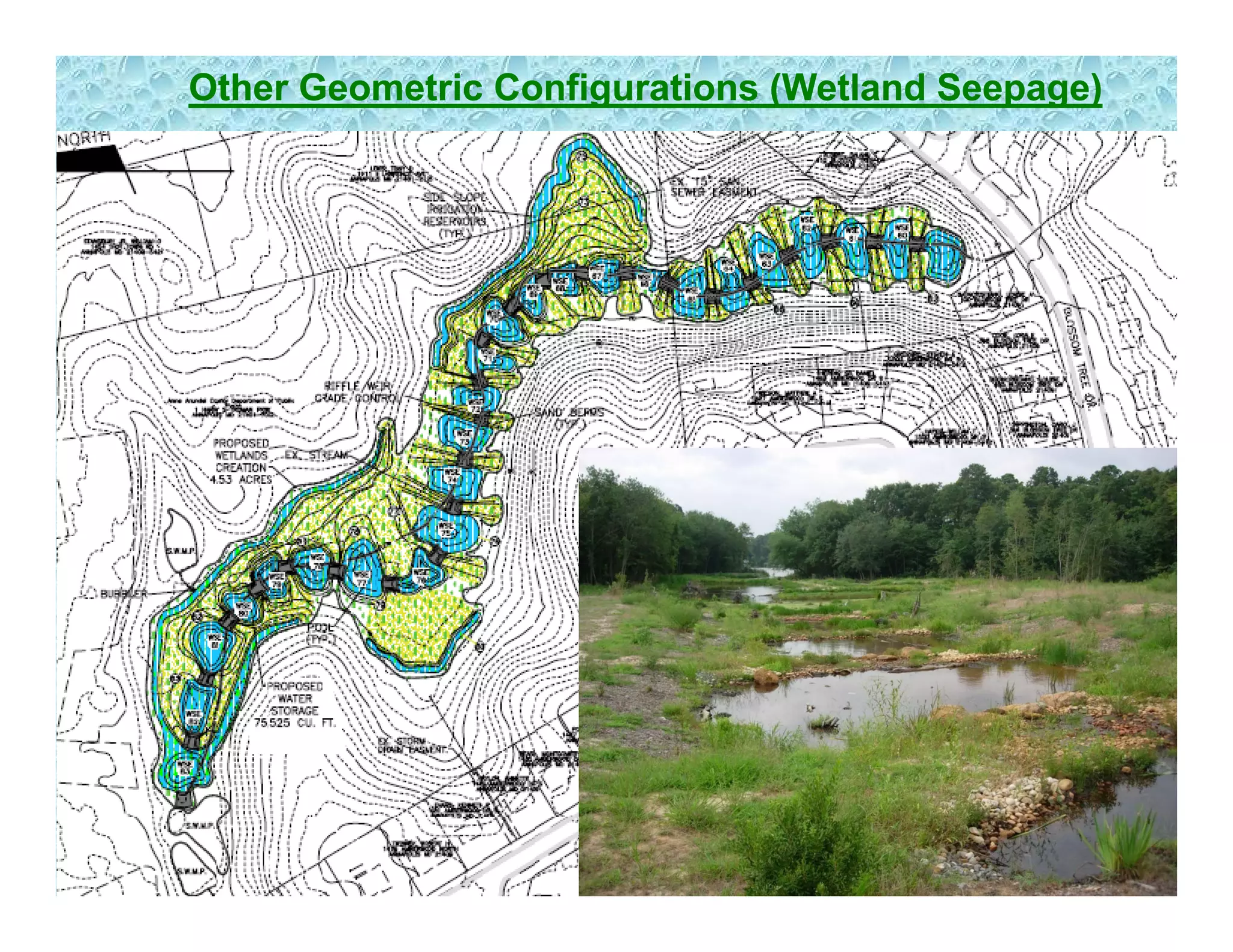Other Geometric Configurations (Wetland Seepage)Other Geometric Configurations (Wetland Seepage)
 