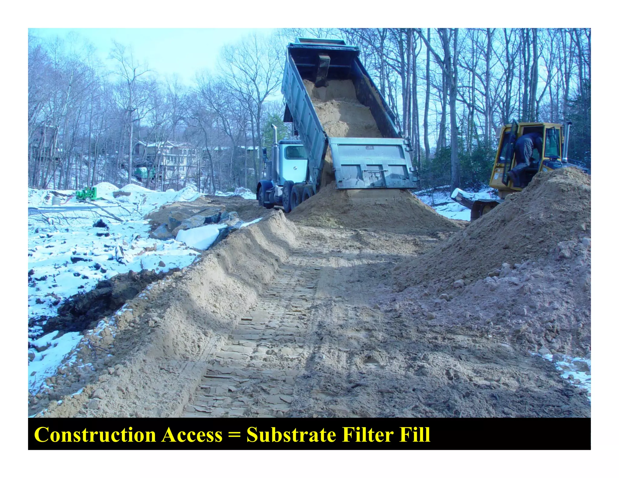 Construction Access = Substrate Filter Fill
 