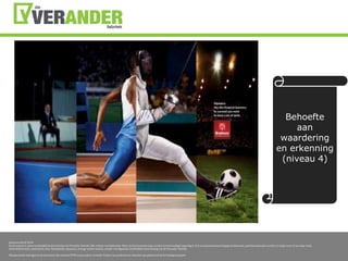 Behoefteaanwaardering en erkenning(niveau 4)