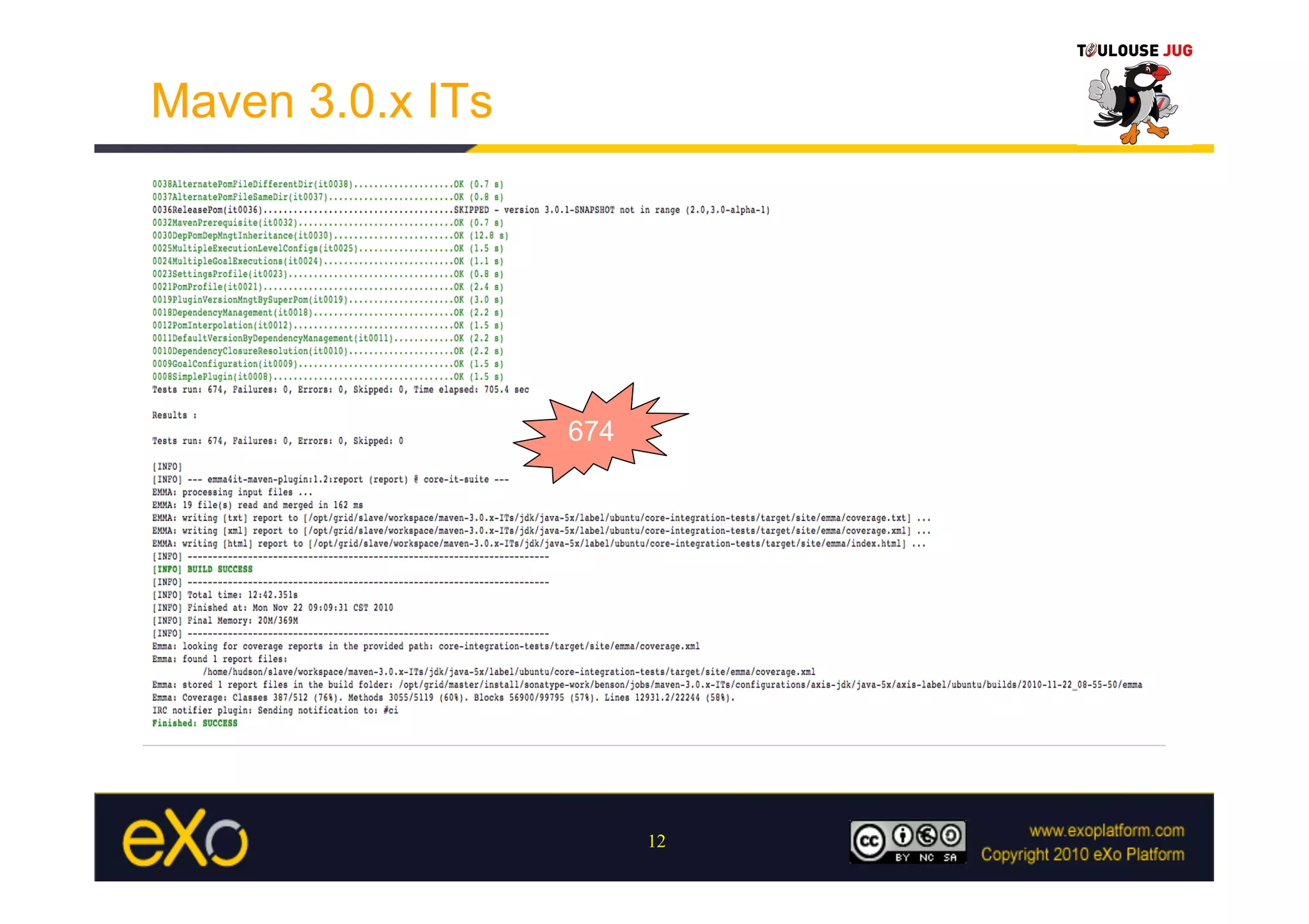 Maven 3.0.x ITs




                  674




                        12
 