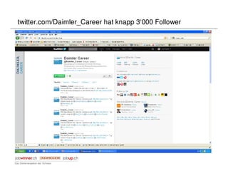 twitter.com/Daimler_Career hat knapp 3‘000 Follower
 