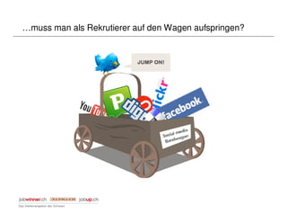 …muss man als Rekrutierer auf den Wagen aufspringen?
 