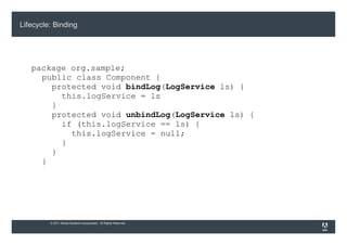 Declarative Services 1.0 