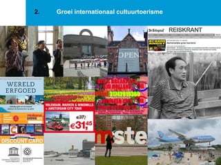 2.  Groei internationaal cultuurtoerisme 