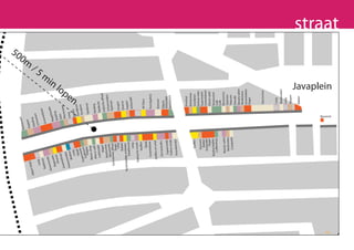 50
                                                 urant
                                           Resta
                                                  er




                                                                                              0m
                eijn                        Kapp
           tH                                        g
     Alber                                   Kledin en
                                                 hoen




                                                                                             /5
             Leeg                             Sc
                  ie                                    oe       r
          Telefon                                  nteb
                                              Groe




                                                                                         m
                    e
             nmod                                           io
        Here                                          lstud




                                                                                      in
                 ratie                          Nage
            Repa rse
                                                 Kle ding
              D ive
                       er                         Toko
               ntebo                                        tte
          Groe




                                                                              lop
                        er                        Wassere
                 nmak
          Fietse           r                       Leeg
                  B lokke




                                                                      en
                      Leeg                          Bakker
                                                             en
                      Tabakt                         Gordijn
                          ark                         Tan darts
               S uperm oom
                    Grillr per
                       Kap                                   Telefonie
                                p
                  Maroc sho
                   Marco café                                Kleding
                     Lederzaak                               Telefonie
                          Slager                                          haal
                                                              Indische af
                    Reisbureau                                 Sc hoenmaker
                                  e
                     Wasserett
                                                               Opticien
            Surinaamse afhaal
                            Slager
                              Leeg                              Drogist
                            Bakker                              Diverse
                                len
        Huishodelijke artike                                    Kapper
                      Steakhouse
                               Leeg                              Vishandel

               Arabische mode
                             Sto en
                                                                 AV Discs
                              Tabak
                        Groenteboer                              Kunstgalerij
                       Sto en en vinyl
                                                                 Zeeman
                         Zonnestudio                             Slijterij
                           Supermarkt                            Vishandel
                          Turkse mode                            Restaurant

                          Avondwinkel


                                                                     Kruidvat
                                                                     Reisbureau
                               Sto en                                Gordijnen
                                                                     Eethuis toko
                             Stomerij                                Supermarkt
                               Bakker
                            Vishandel                                Groenteboer
                                Slager                               Dieren zaak
                         Banket bakker                                Restaurant
                           Co eeshop                                  Café
                                                                      Café
                            Beauty salon                              Electronica
                             Reisbureau                               Opticien
                              Computer                                Telecom
                                                                       Eetcafé
                                                                       Beauty salon
                                                                       Reisbureau
                                                                       Groenteboer
                                                                       Slager



                                                                       Electronica



                                                                       Leeg
                                                                       Boekwinkel
                                                                       Leeg
                                                                       Kapper

                                                                      Bakker
61
                                                  Bloemist
                                                                                 Javaplein
                                                                                                       straat
 