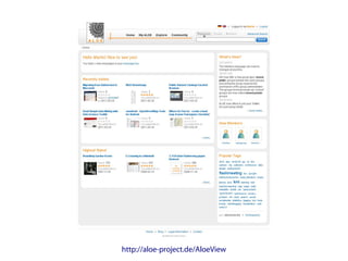 http://aloe-project.de/AloeView
 