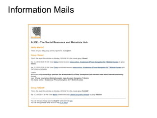 Information Mails
 