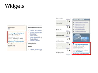 Widgets
 