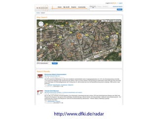 http://www.dfki.de/radar
 