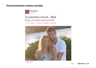 Posicionamiento medios sociales
 