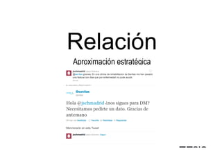 Relación
Aproximación estratégica
 