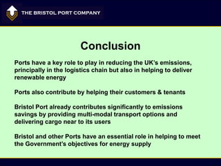 2011 03 The Bristol Port Company – John Chaplin | PDF