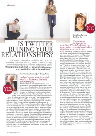 Is Twitter Ruining Your Relationships - Irish Tatler